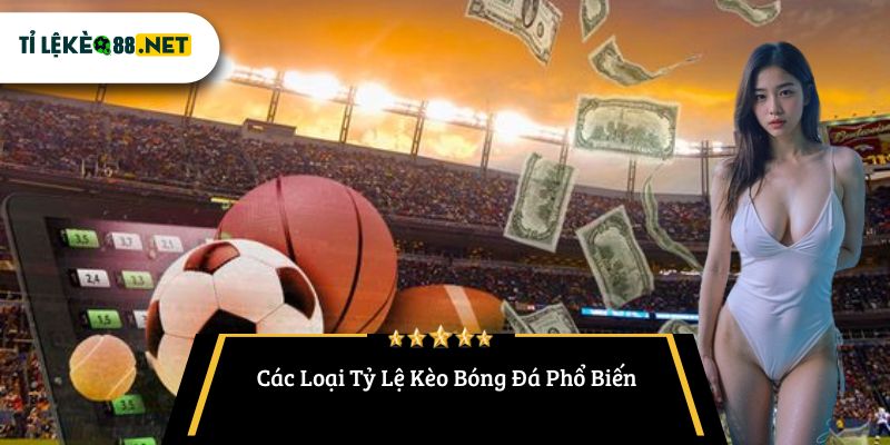 Các Loại Tỷ Lệ Kèo Bóng Đá Phổ Biến
